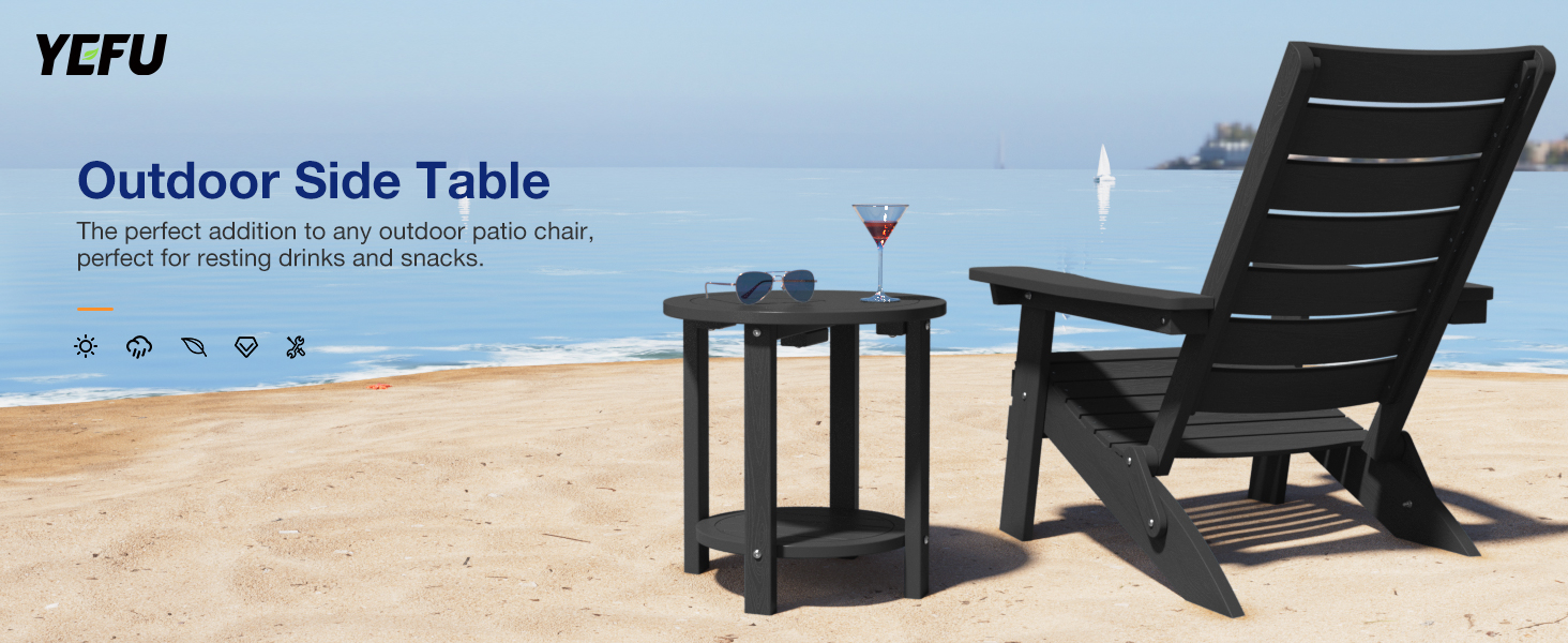 outdoor side table