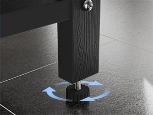 Non-slip rubber feet