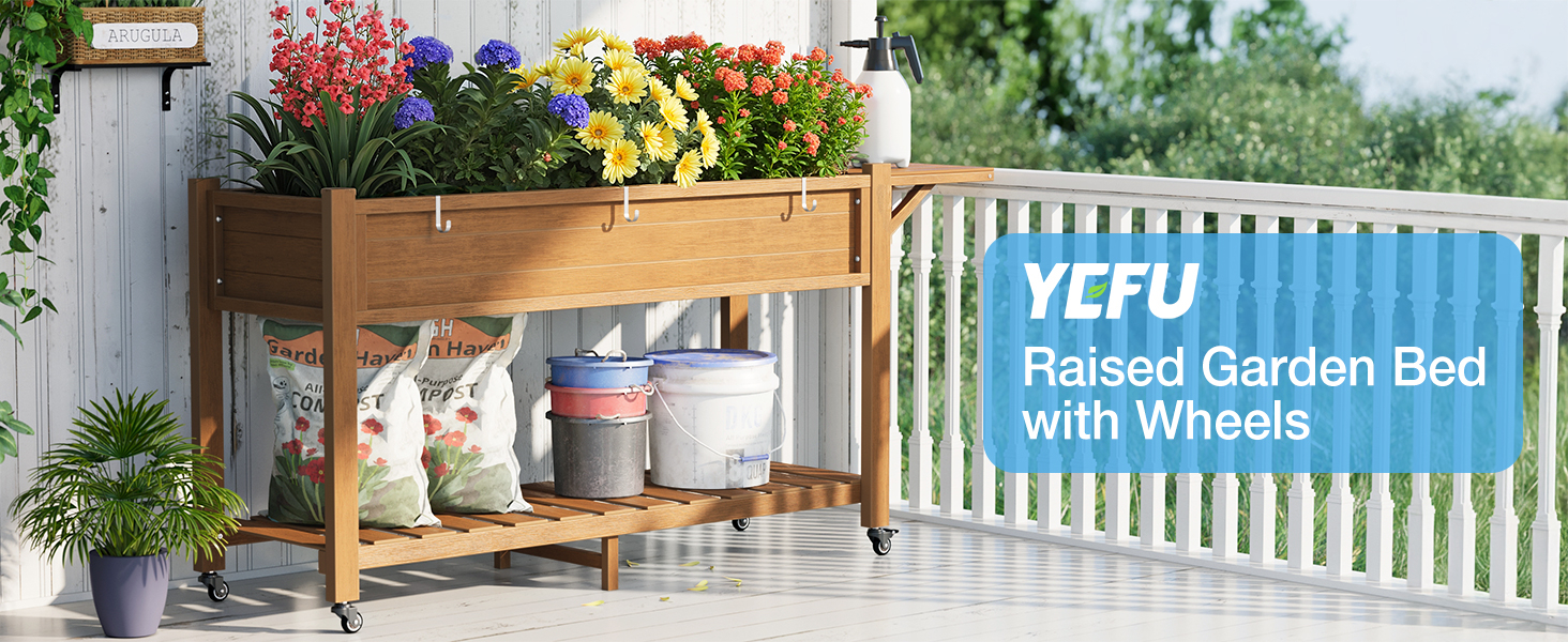 YEFU Raised Garden Bed