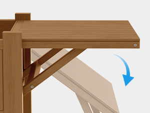 Folding Potting Bench Table